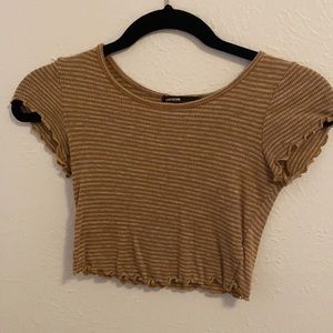 Striped crop top